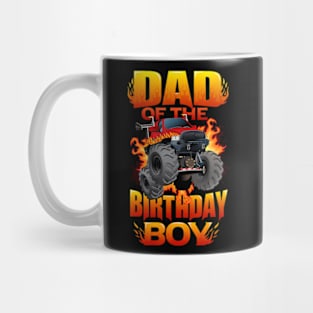 Monster Truck Dad Of The Birthday Boy Mug